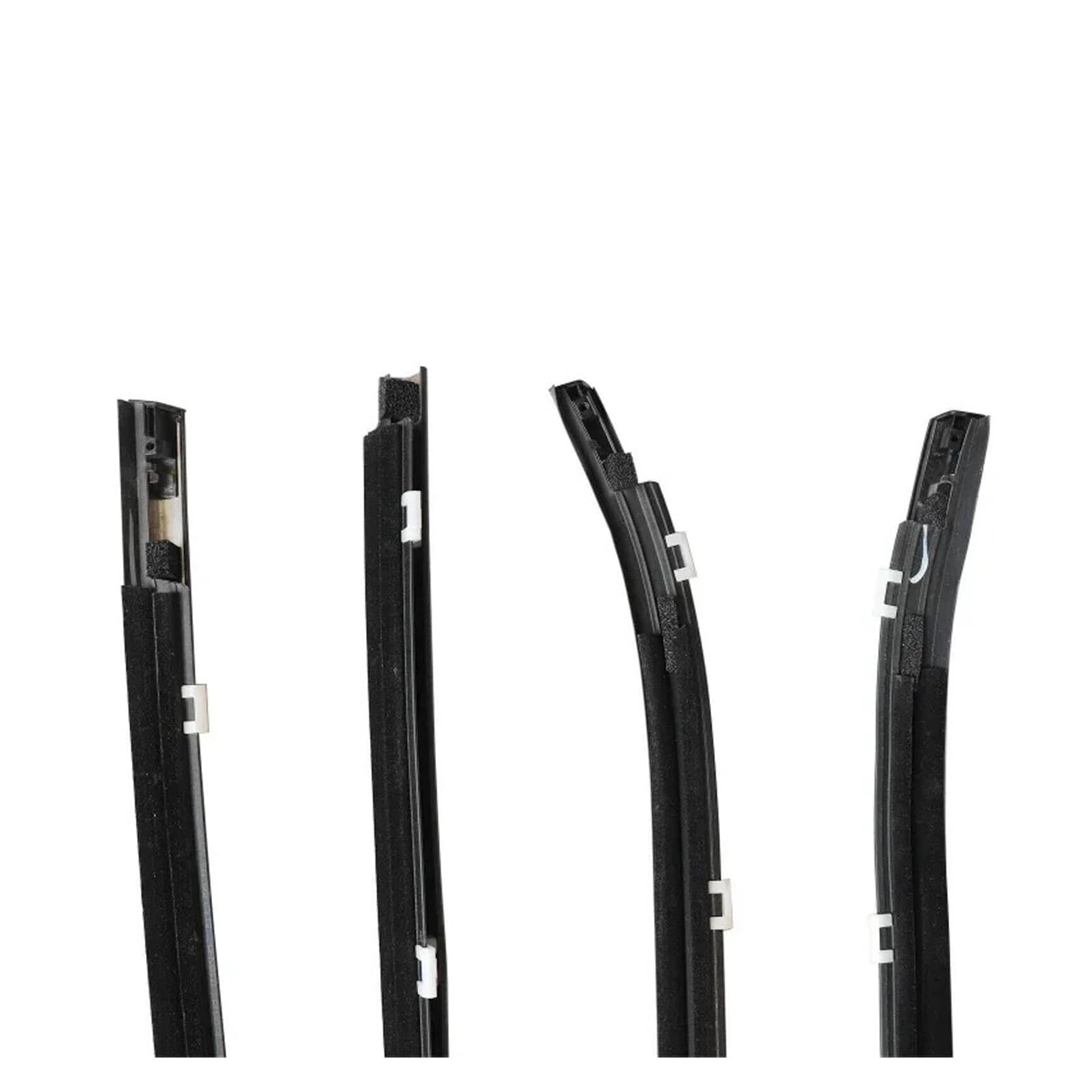 Ldgsuph One Color 4Pcs Car Window Glass Window Seal Moulding Trim Fit For Hyundai I30 2008-2011