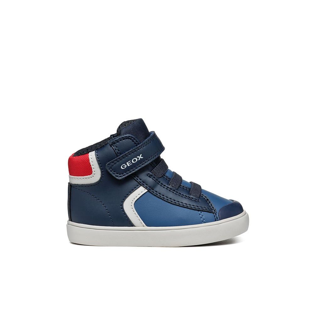 Geox B GISLI BOY A Sneaker, Blue, 6 UK Child