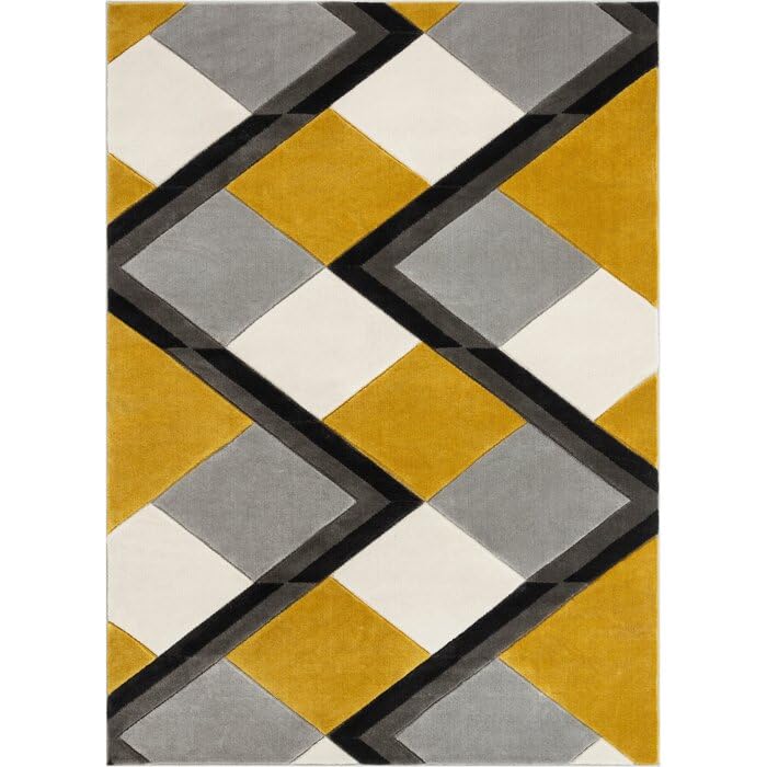 Image of Soft Pure Woolen Modern Collection Tufted Carpet for Living Room,Bedroom'Kitchen and Hall (5 X 8) Feet