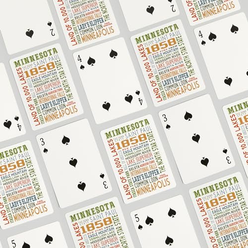 Lantern Press Minnesota, 52 Naipes Póker para Adultos miniatura 4