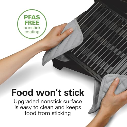 image for Hamilton Beach Electric Indoor Searing Grill with Adjustable Temperatu