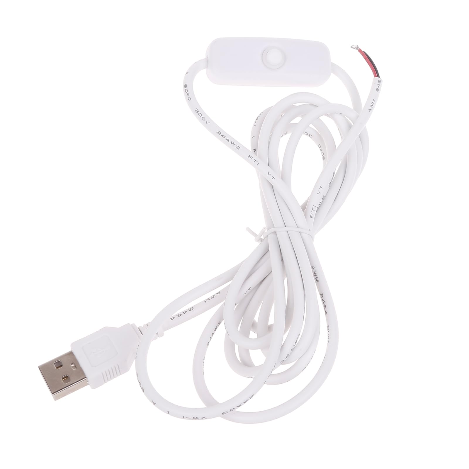 Cable USB de 195 cm con interruptor de corte de corriente integrado para proteger tus perifericos 7