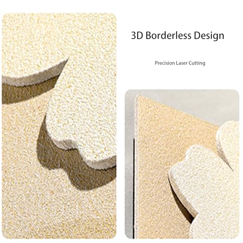 Tableau Mural LED 3D Sculpture Relief Grès Déco Salon 60x120 - 8