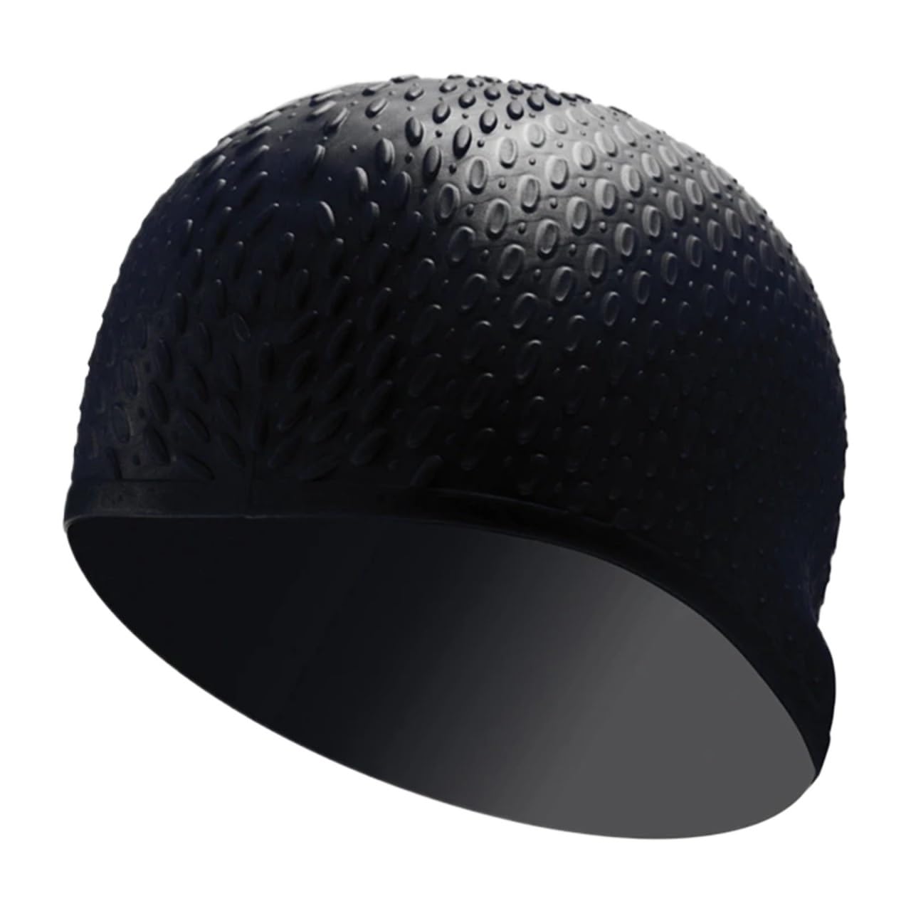 Gorro Natacion 2 uds Gorros de natación Impermeables de Silicona protegen Las Orejas Pelo Largo Deportes Gorro de Piscina Gorro de natación for Hombres y Mujeres