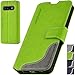Produktbild elephones® Handyhülle für Samsung Galaxy S10 Plus Hülle - Kompatibel mit Galaxy S10+ Schutzhülle Handy-Tasche Flip Case Grün