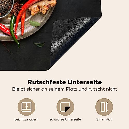 KitchenYeah© Herdabdeckplatte Einteilig Küche Ceranfeld Abdeckplatte – Ansicht 3