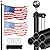 Gientan 25FT Sectional Super Thick Flag Pole Kit, Heavy Duty 13 Gauge Aluminum in Ground Flagpole with 3x5 American Flag for Residential or Commercial, Black
