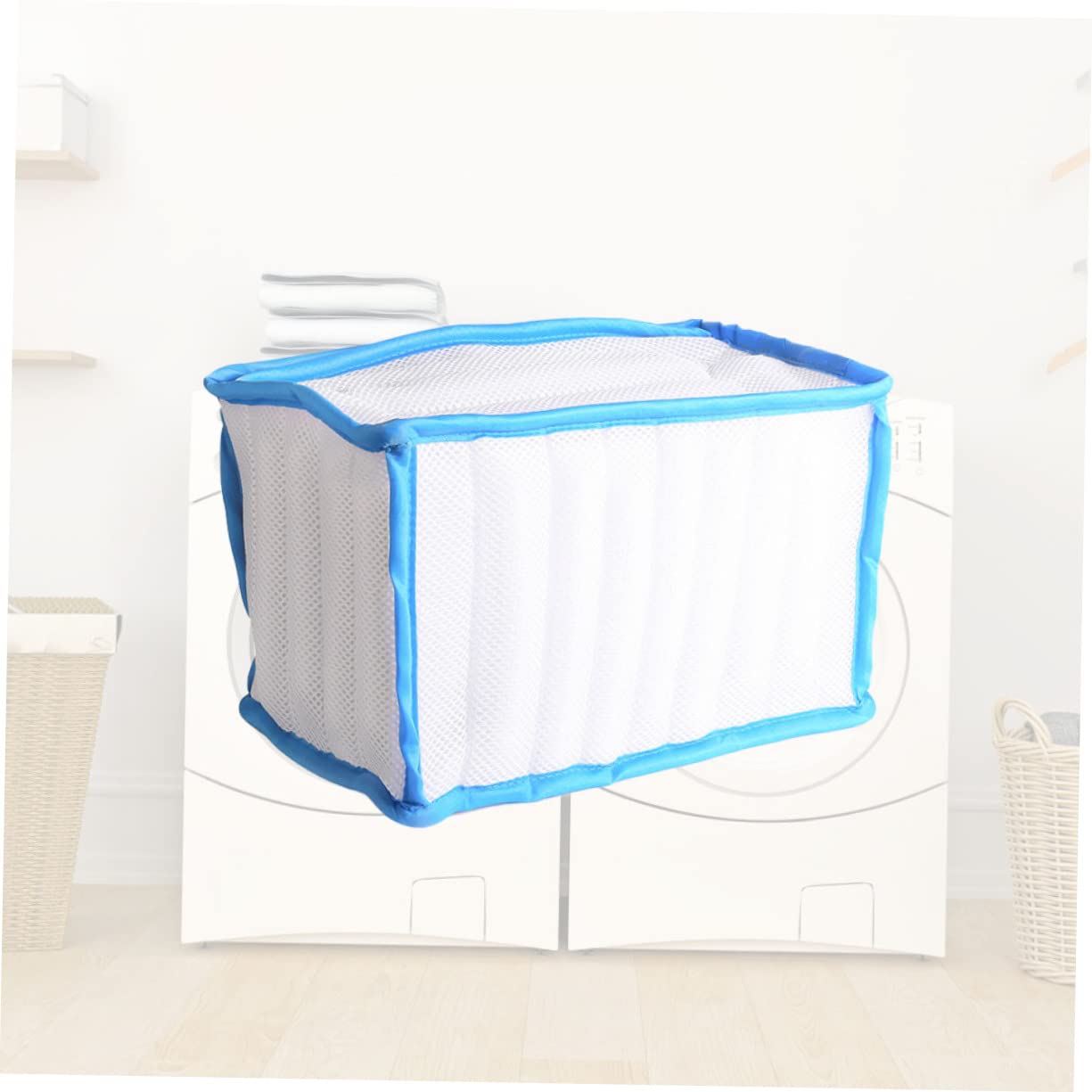 Zerodeko 3pezzi Borsa Per Lavaggio Scarpe Rete Sacchetto Lavatrice Con Cerniera Protegge Le Scarpe Da Deformazioni Durante Lavaggio Per Sneakers