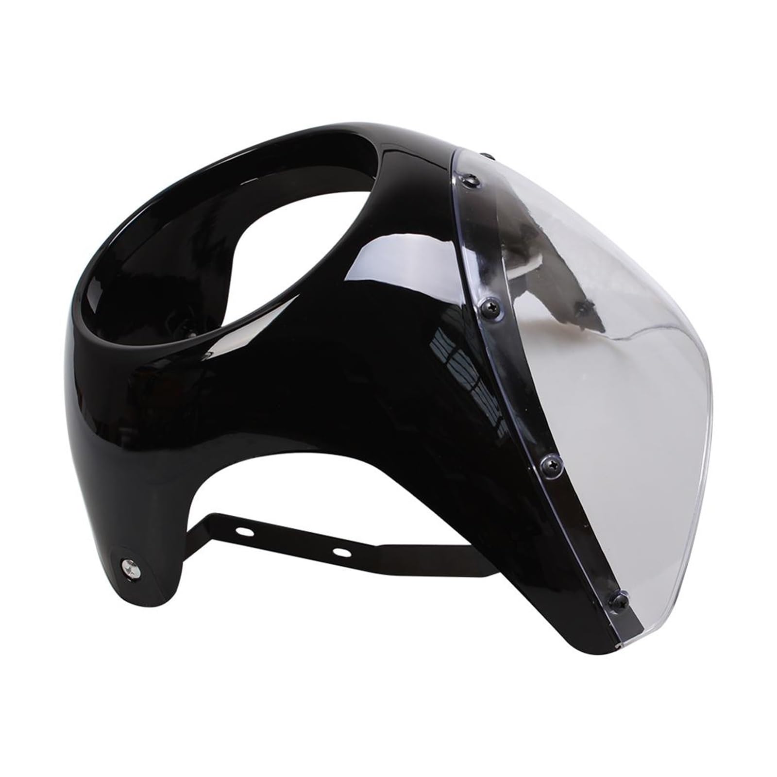 Koplamp Cover Voor Harley Voor Sportster Voor Bobber Voor Touring Universele Motorfiets 7inch Koplamp Kuip Stuur Voorruit Kits (Kleur : 1