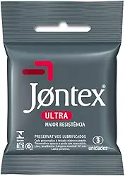 Preservativo Camisinha Jontex Ultra Resistente - 3 Unidades