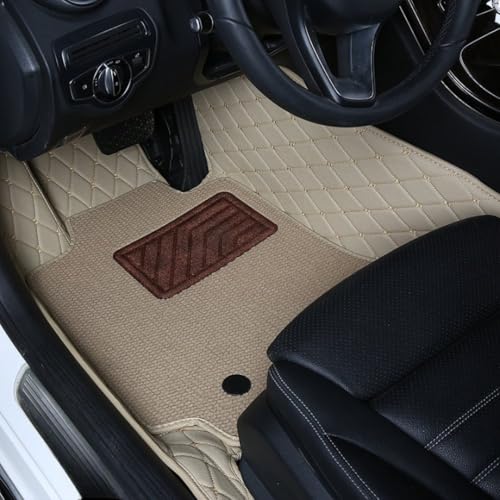 Image of Mr Mattie 7D Car Floor Mat Compatible with Ford Ecosport (2017-2025), Beige