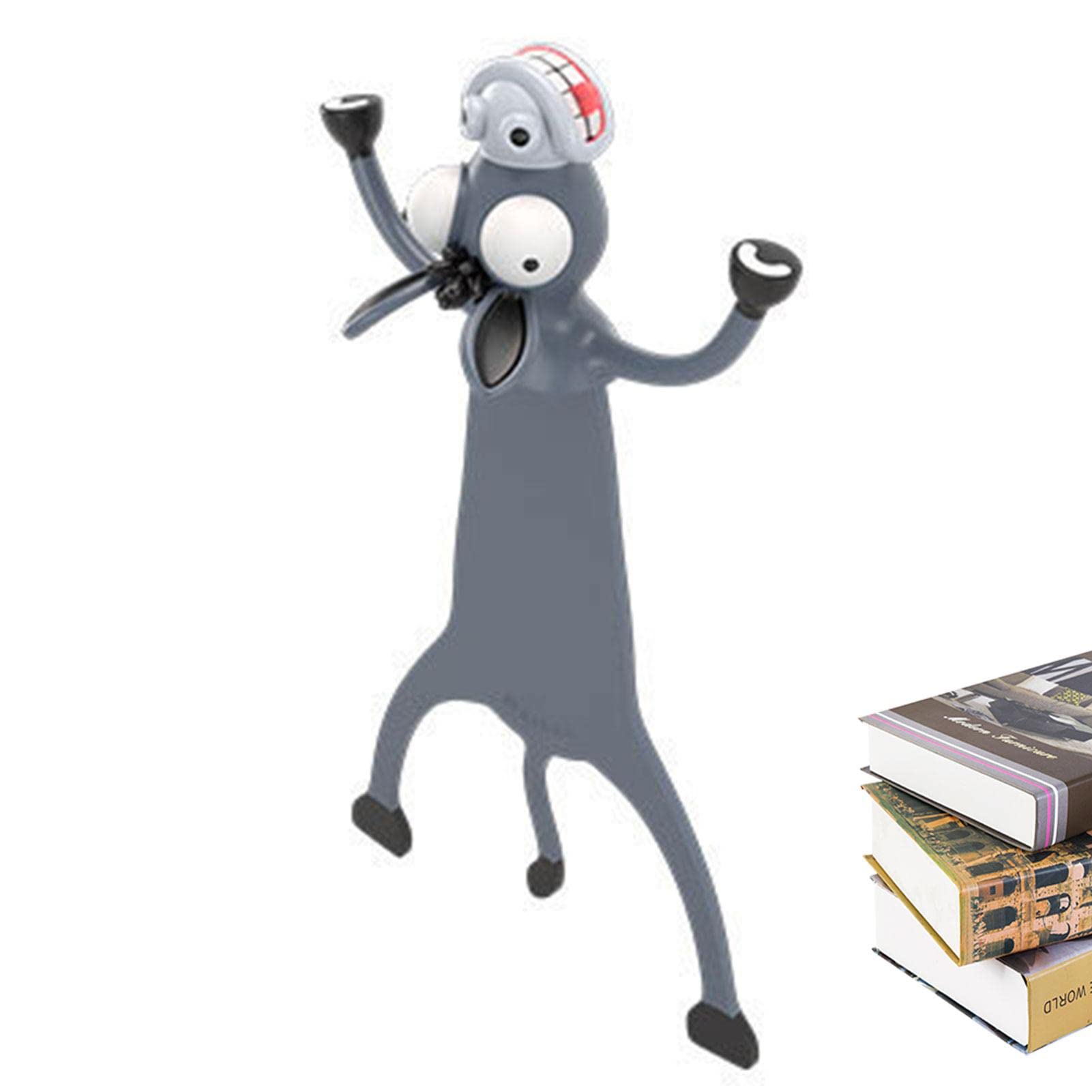 Marcapáginas lindo de dibujos animados | Marcapáginas para mujeres, marcadores de libros infantiles Marcapáginas de animales creativos 3D para profesores, estudiantes, niños, aulas, escuela, oficina
