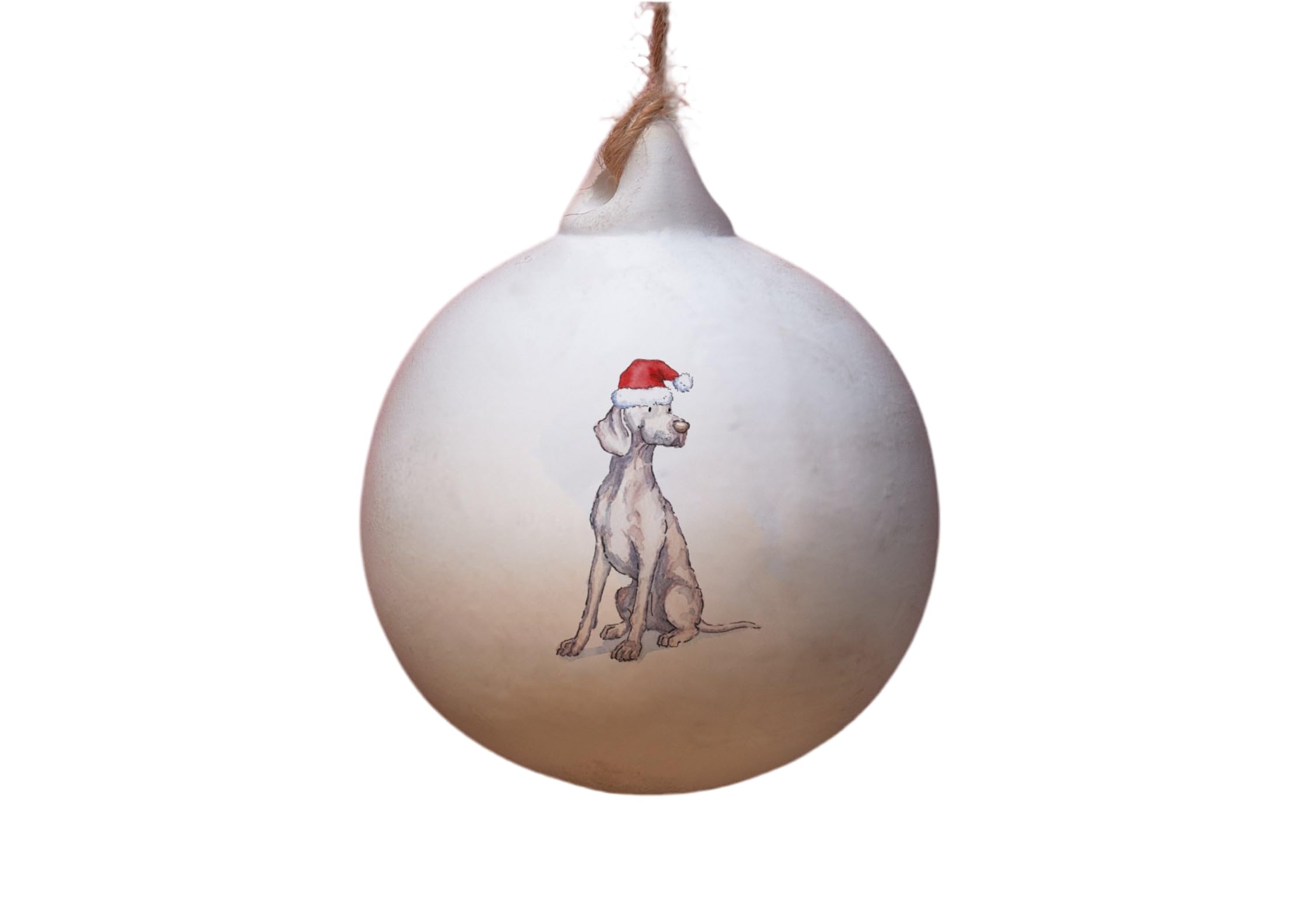 Image Industry Weimaraner Ceramic Bauble - Tree Decoration - Christmas Decorations Dog Gift - Dog Lovers