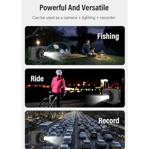 Caméscope d'action haute définition contre l'obscurité en vélo - 4