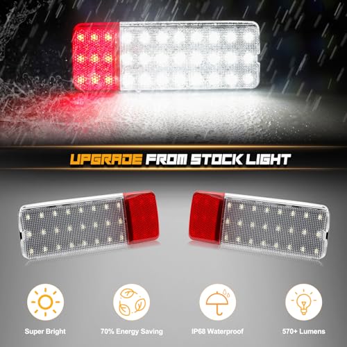 Panel de luz interior LED para camioneta Ford F150 F250 Bronco 1992-1996, pack de 2 miniatura 4