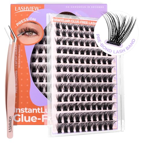 Cils auto-adhésifs LASHVIEW 120 extensions de cils sans colle 10-16mm N50