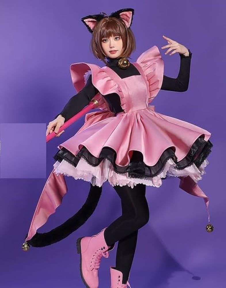 カードキャップターさくら　木之本桜　衣装　ウィッグ　コスプレ Amazon.co.jp: [ZAIED] カードキャプターさくら 木之本 桜