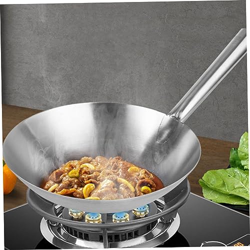 Wok de Acero Inoxidable con Mango Resistente al Calor miniatura 5