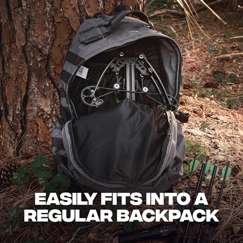 BALLISTA BAT Compound Mini Crossbow - Small Crossbow for Hunting, Fishing and Target - 300 FPS, 130 Lbs, 2.46 lbs