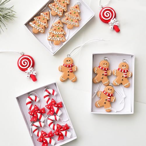 Pendentif résine 3D incassable pour décoration de Noël intérieure extérieure durable - 4