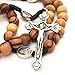 Olive Wood Rosary - Bethlehem Holy Soil, Christian Gift from Jerusalem