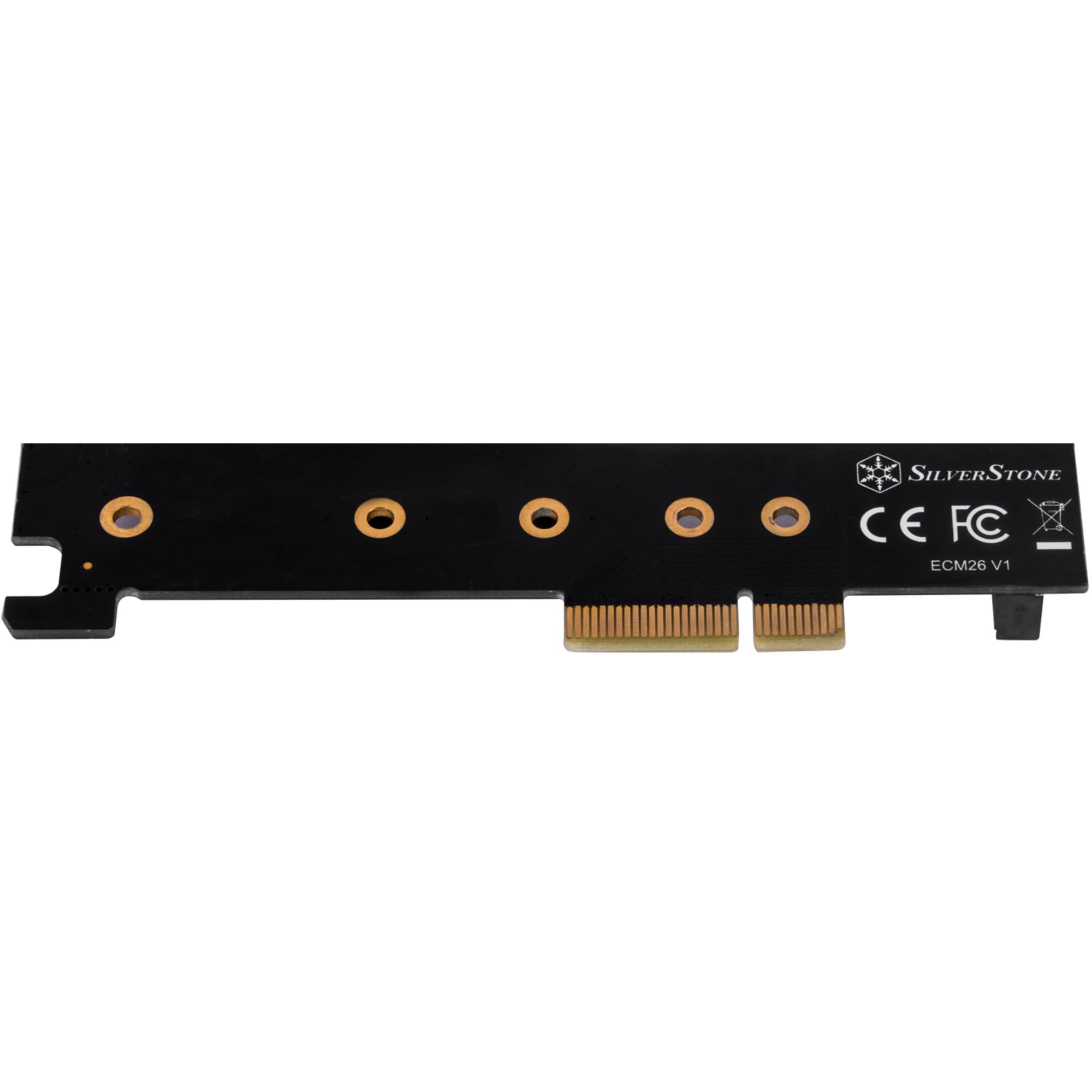 Silverstone ECM26, Convierte un Puerto M.2 (M Key) en un Interfaz PCIe x 4, PCIe CLKREQ, 2230, 2242, 2260, 2280, 22110, SST-ECM26