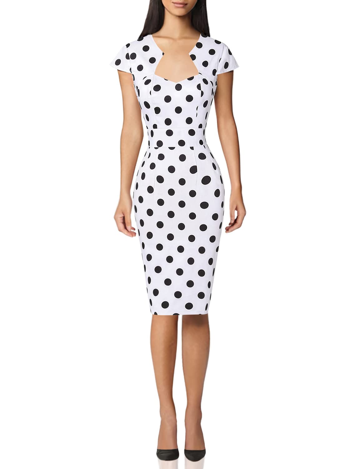 Black patterned dress