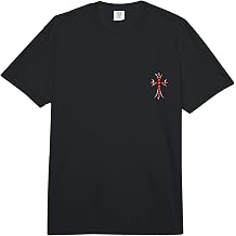 The Shine Red Heart Pave Silver Cross Comfort Colors Adult Heavyweight T-Shirt