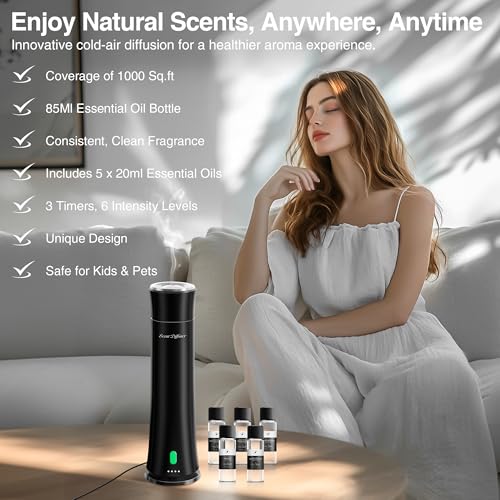 Hotel Scent Diffuser - Premium Plastic Essential Oil Diffuser, Waterless Diffuser for Home, Hotel, Office, Large Room - Image 3