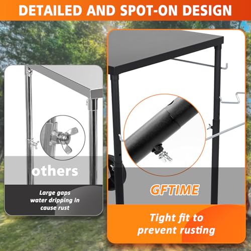 Table d'appoint pour barbecue Weber Kettle 47/57/67 cm et Master-Touch par GFTIME - 7