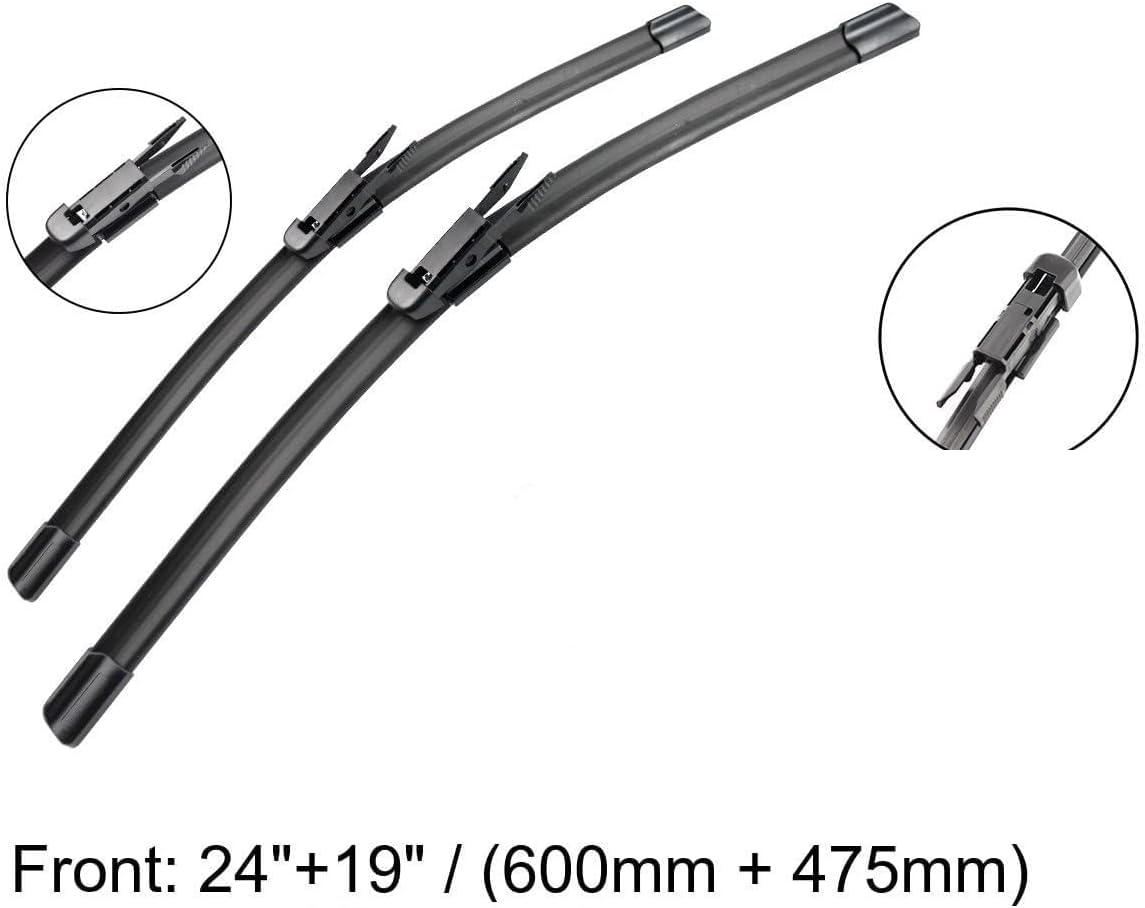 Oryginalny zestaw gumowych wycieraczek do Benz A-Class W176 A Klasse A160 A180 A200 A45 2013-2015, wycieraczki samochodowe