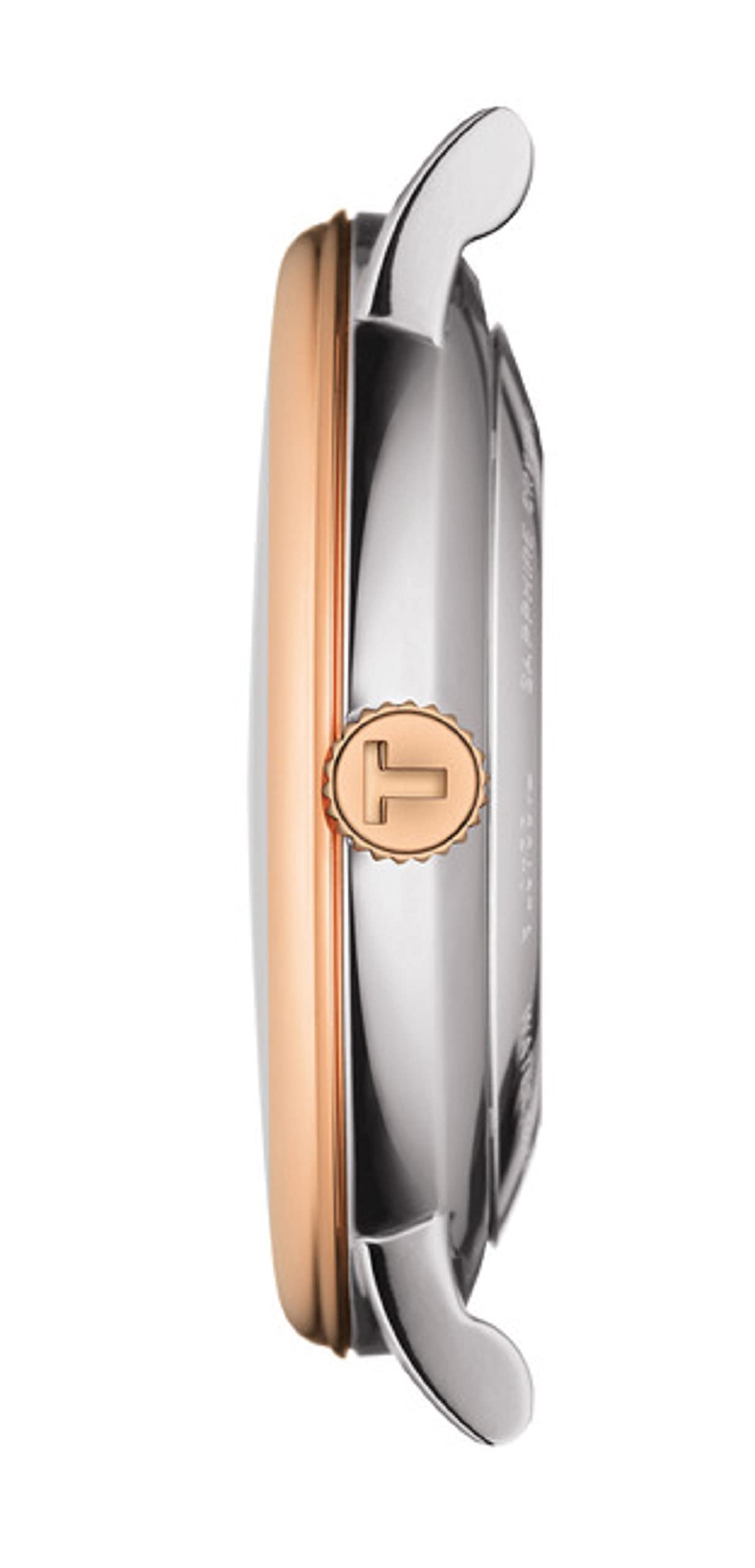 Tissot orologio uomo Carson Powermatic 80 automatico 40mm Acciaio pvd Oro Rosa T122.407.22.033.00 - Default Title