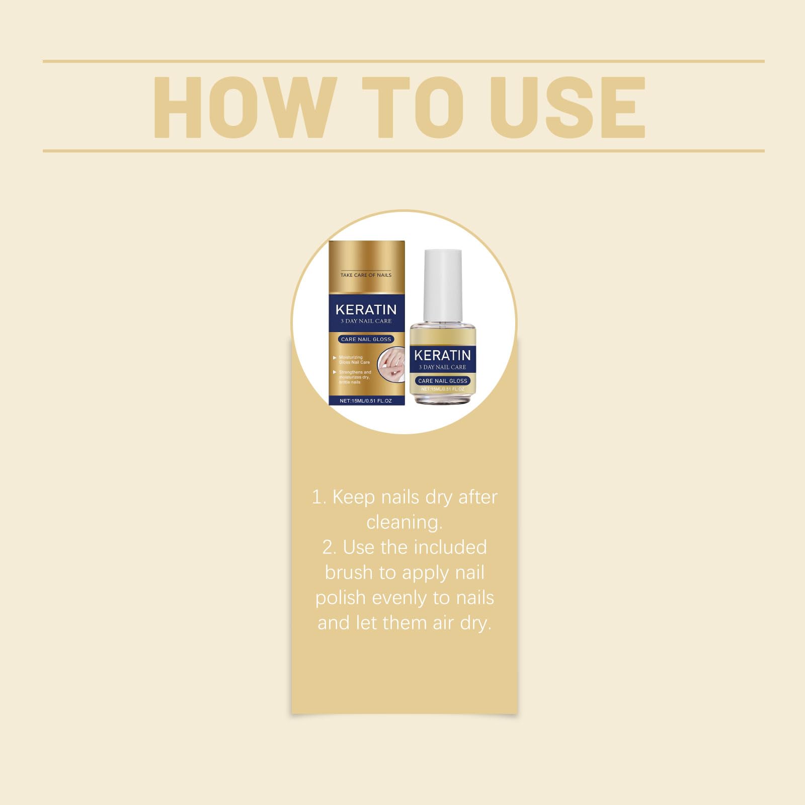 Olio per unghie con cheratina e aminoacidi, cura intensiva di 3 giorni per unghie secche e fragili, nutre intensamente le unghie secche e le cuticole secche, rinforza e idrata per forti (12 pezzi)