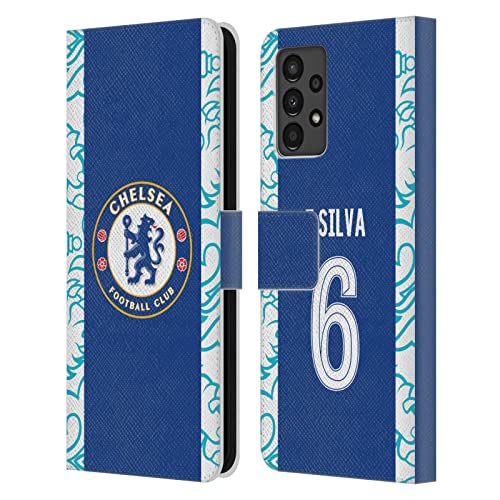 Funda Chelsea FC Thiago Silva Samsung Galaxy A13 carcasa libro protectora con ranuras tarjetas