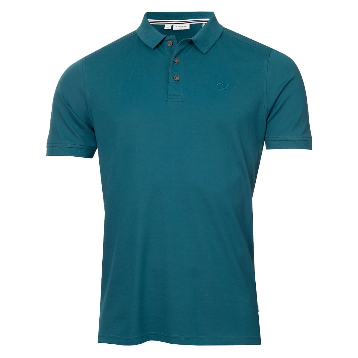Calvin Klein Mens Campus Coastal Polo Shirt - Petrol - XXXL