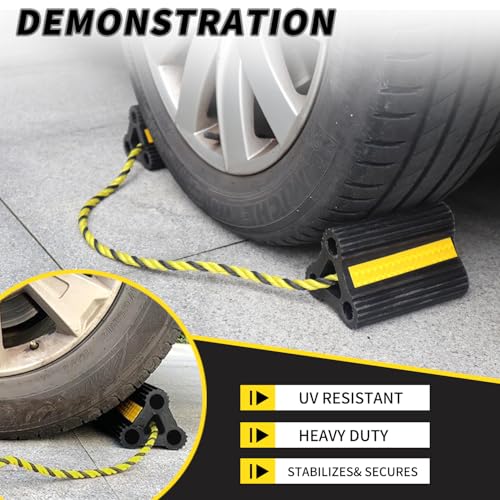 image for Vacallity RV Wheel Chocks for RV Tire Chock Block Camper Travel Traile