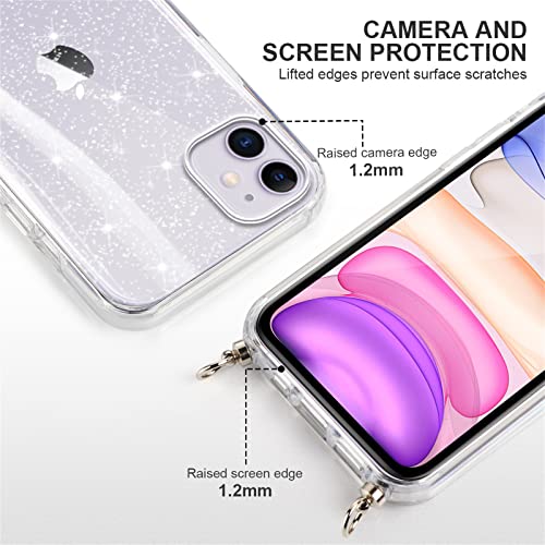 Vauki Glitter Cover per iPhone 11 con