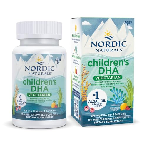 Nordic Naturals Vegetarian Kids DHA - Algae Omega-3 Chewables - 120 Count - image 1