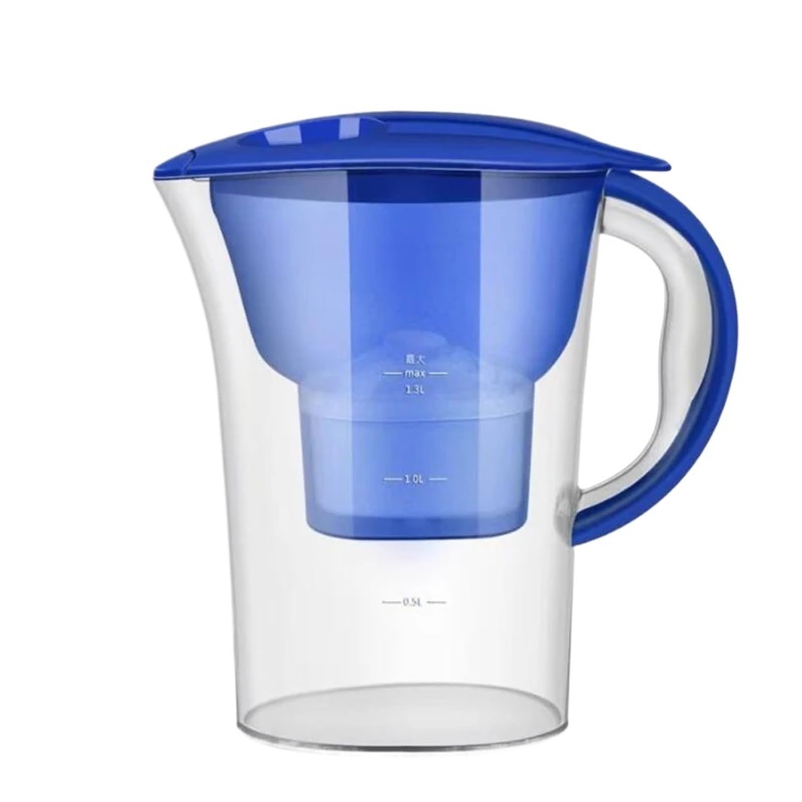 Jarra purificadora de agua 2,5 litros con filtro cuatro capas, ideal for oficina y hogar. Tipo universal