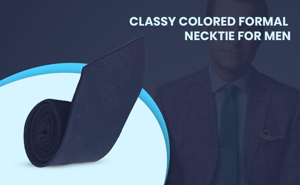 Osking Ties Solid Satin Formal Necktie for Men 58 Inch Length 3 Inch Width Classic Plain Tie for Office Business Wedding Party Free Size Elegant Glossy Finish 4