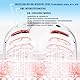 Under Eye Red Light Therapy Glasses - Microcurrent Beauty Device for Eyes, Support for Dark Circles Removal and Anti-Wrinkle Red Light Therapy Glasses (A)