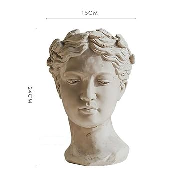 女性頭部の彫刻 ホワイト 414RK7anXaL._AC_UL210_SR210,