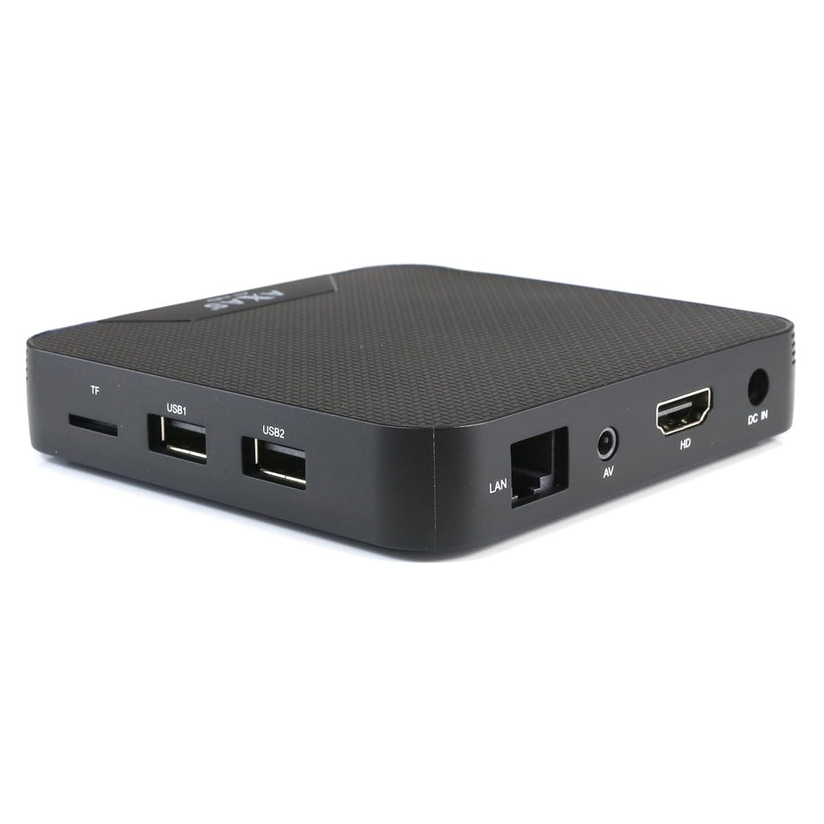 Axas A1 HD 4K UHD Android 10 IP Receiver (4K Ultra HD Auflösung, 2GB RAM & 16GB Flash, 2.4 & 5GHz Dual-WiFi, Micro SD-Karte bis zu 32 GB, Set-Top Box, 2X USB 2.0, Schwarz)