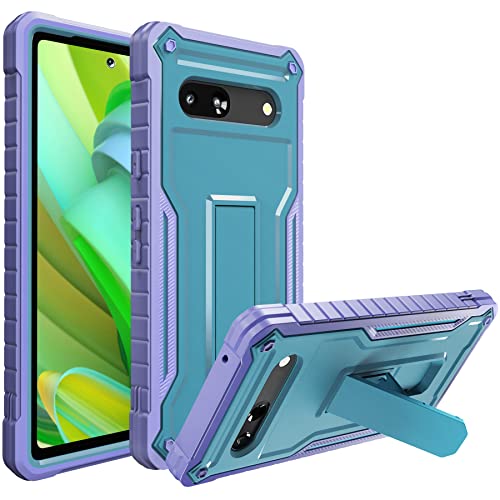 Image of for Google Pixel 7A Case (Does NOT FIT Non-7 or pro), Military Grade Protection Shockproof Case Built-in Kickstand Compatible with Pixel 7A Phone 6.1 Inch (Blue)