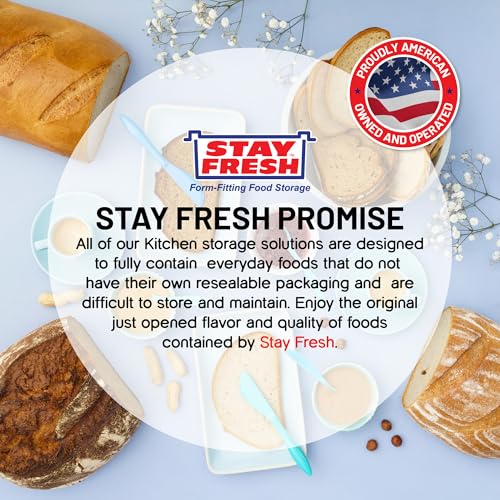 image for Stay Fresh Cream Cheese Container For Fridge Clear Plastic for Cream C