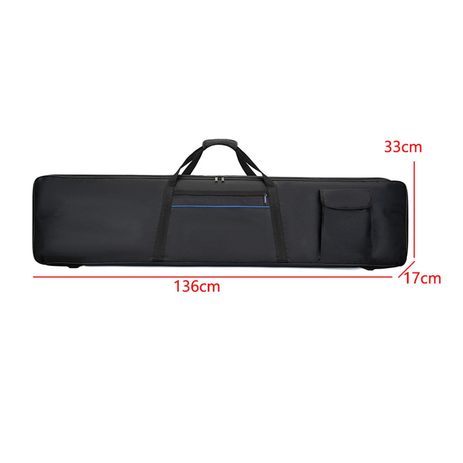 Borsa per pianoforte elettrico Borsa per pianoforte digitale a 88 tasti Custodia per tastiera con tasca per viaggi negli studi musicali scolastici, piccolo