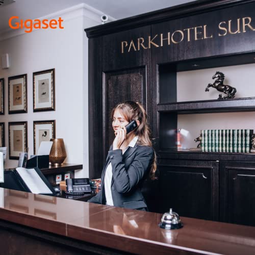 Gigaset S700H PRO – schnurloses Business DECT-Telefon mit großem Farbdisplay - brillante Audioqualität - Bluetooth 2.0 - LED für optische Rufanzeige, schwarz
