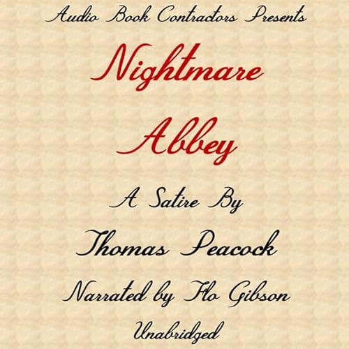 Nightmare Abbey Audiolivro Por Thomas Peacock capa