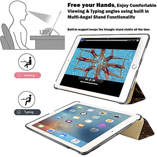 Image of DuraSafe Cases for iPad 7th 8th 9th Gen 2019 /2020 / 2021-10.2 Inch [iPad 9 8 7 ] A2602 A2270 A2197 MW762HN /A MW742HN /A MYLC2HN /A Ultra Slim Smart Auto Sleep /Wake Printed PC Cover - Paris Night