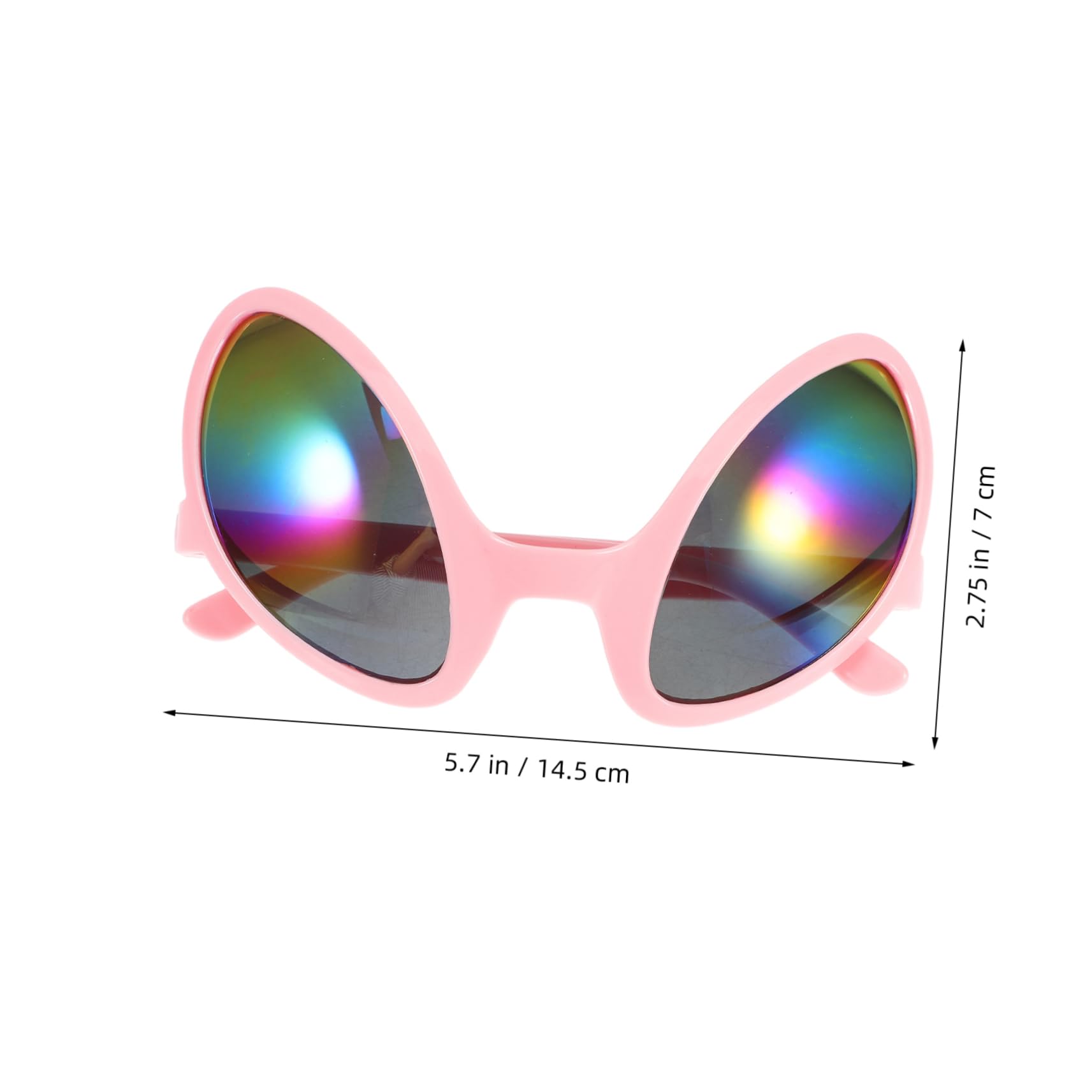 ABOOFAN Alien Sunglasses for Men and Women Plastic Party Glasses Unique Halloween Accessory for Parties and Photos